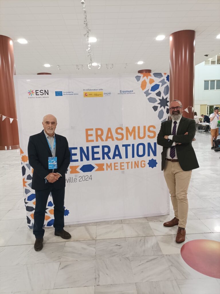 Fidel Echevarria and a representative from Ulyseus alliance